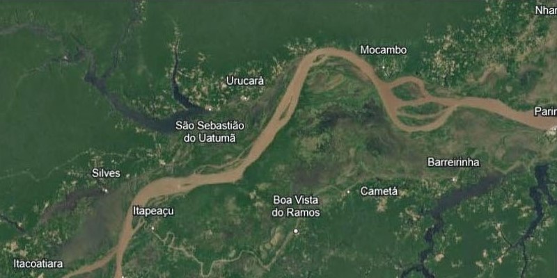 Amazon River Map